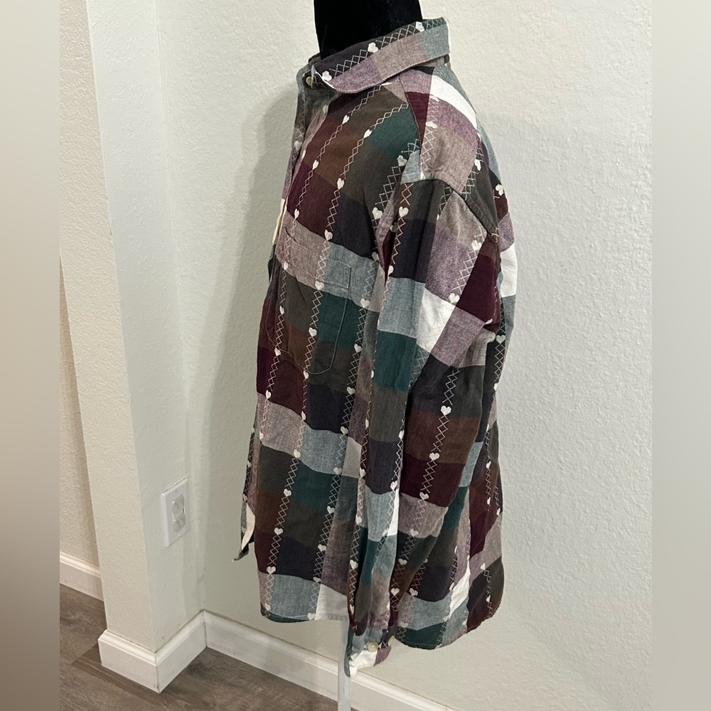Cascade Blues Patterned Button-Up Shirt - Picture 2 of 7